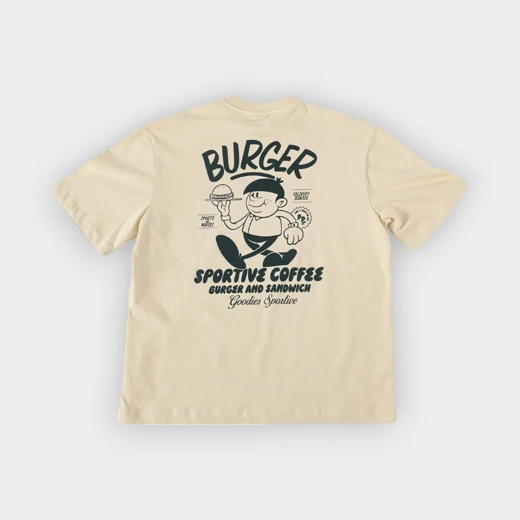Goodies Sportive – Camiseta Burguer butter