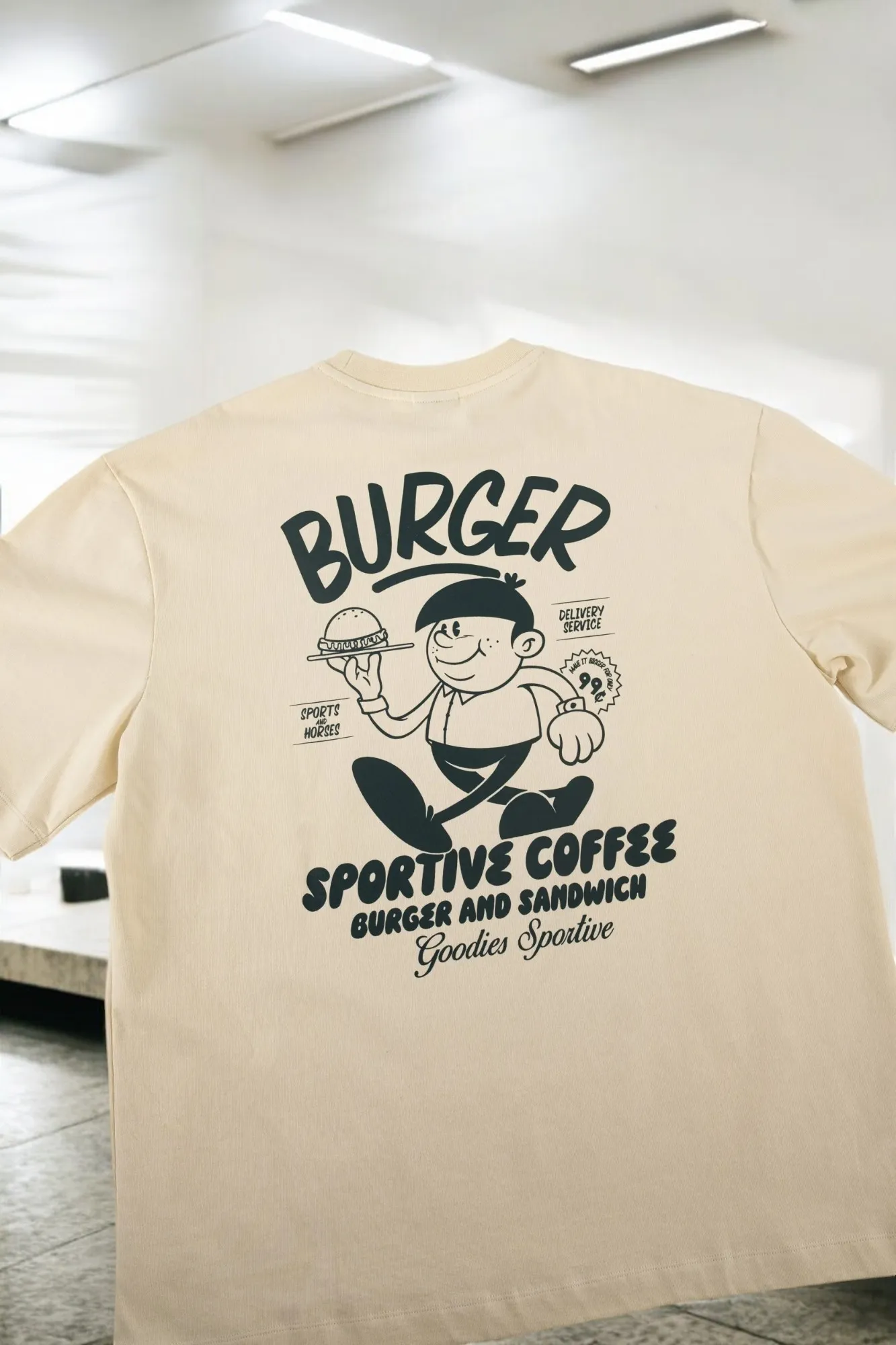 Goodies Sportive – Camiseta Burguer butter