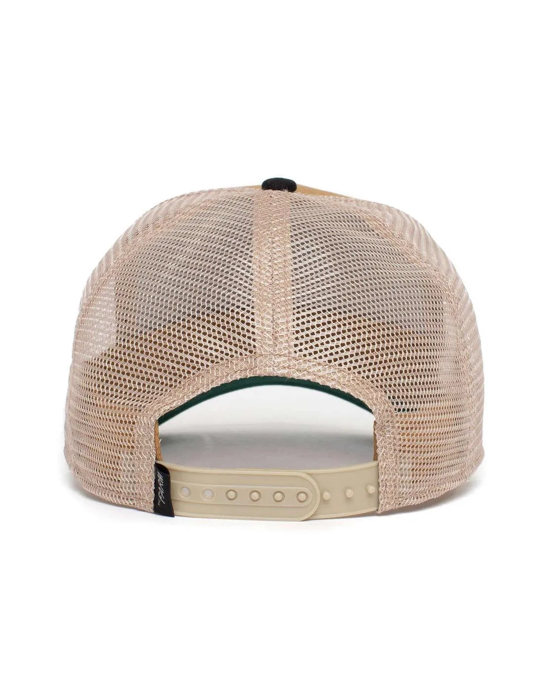 GORRA ANIMALES GOORIN BROS TRUCKER AJUSTABLE Y CON REJILLA BLACK SHEEP OVEJA NEGRA BEIGE Y MARRóN
