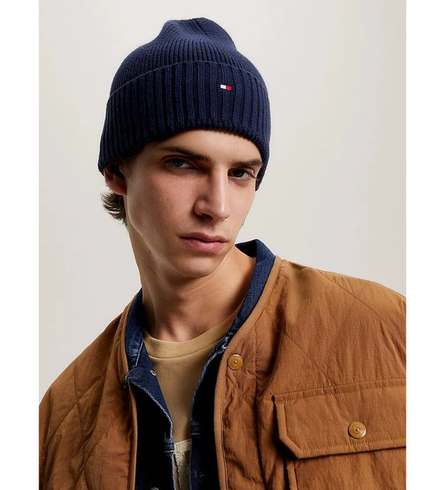 Gorro con logo Essential marino