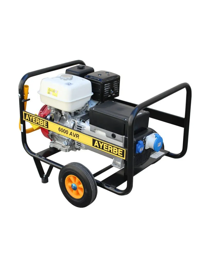 Grupo electrógeno Ayerbe AY 6000 H MN AVR | Gasolina