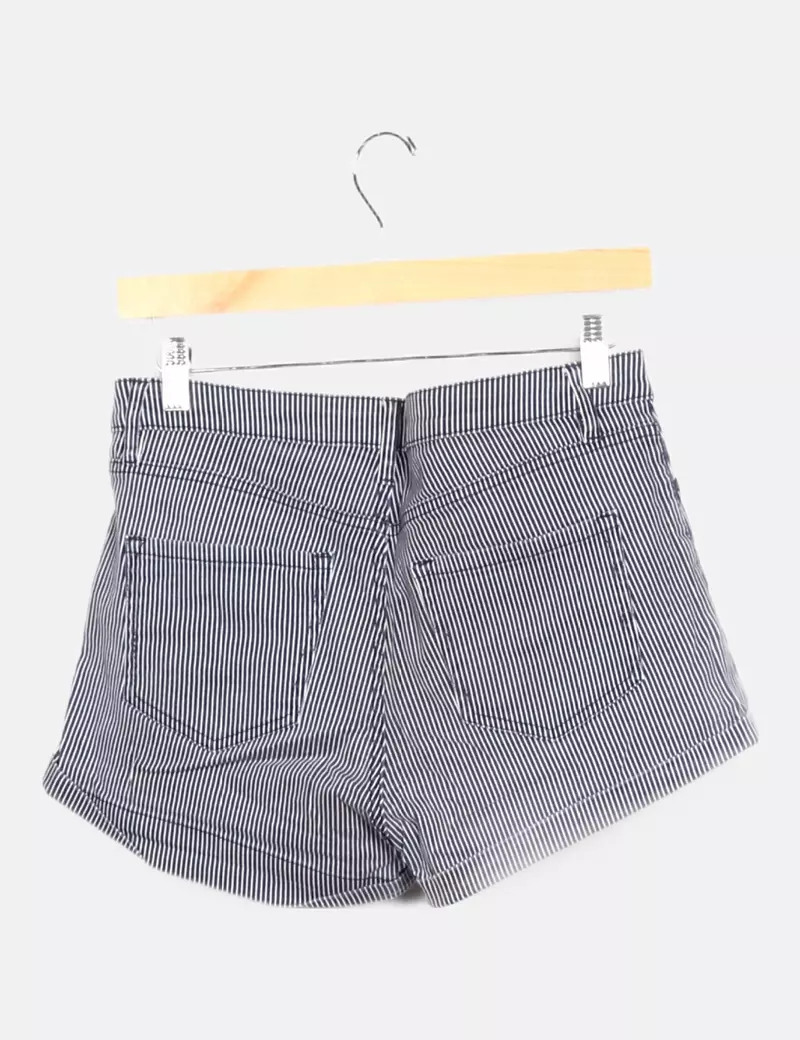 H&M Short estampado rayas