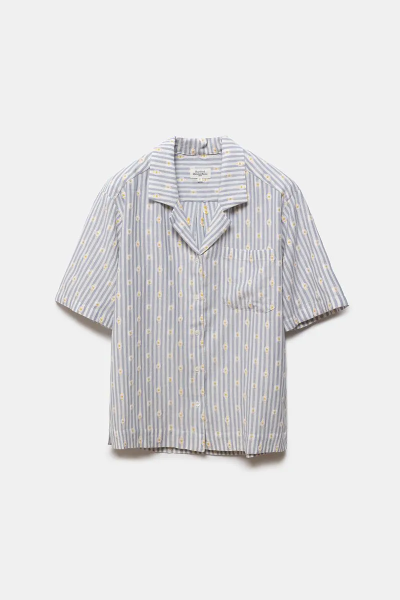HARTFORD CAMISA DE RAYAS CHARLIE AZUL