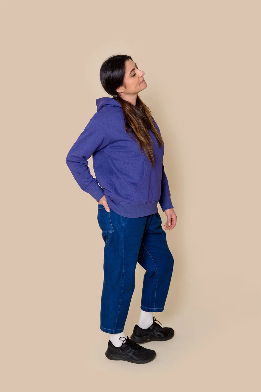 Hoodie Morada 100% reciclada