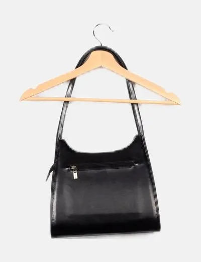 HUANG Bolso negro rígido