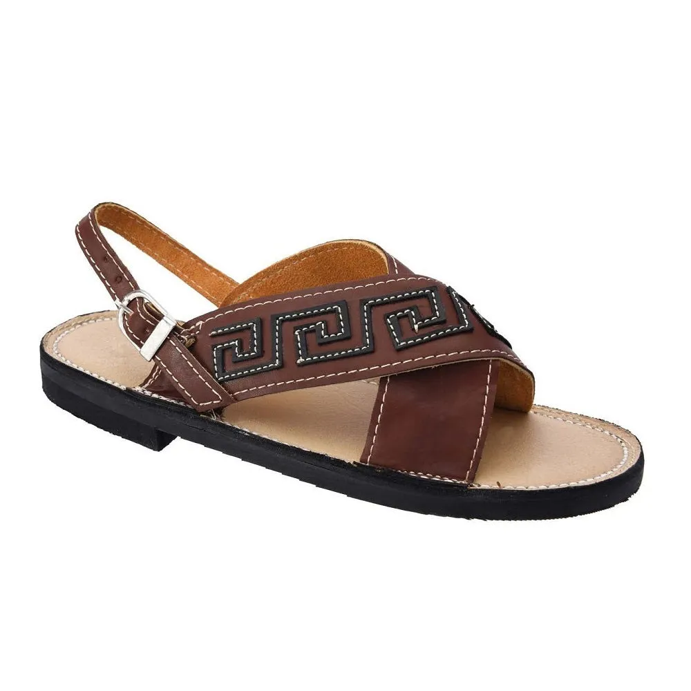 HUARACHES ARTESANALES TM33121  LEATHER SANDALS