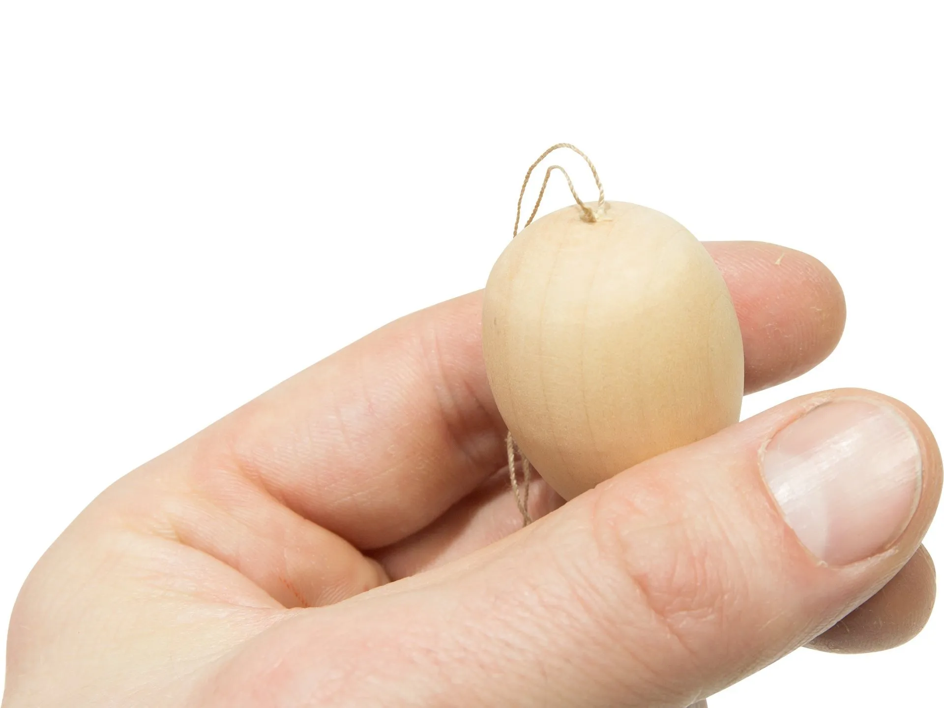 Huevos de Pascua para colgar madera, naturaleza