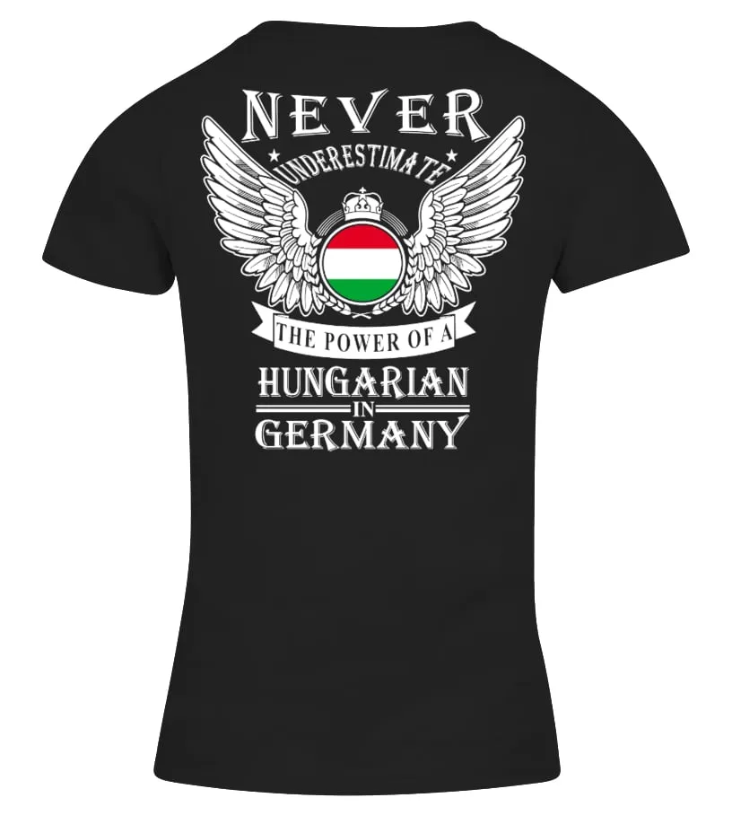 HUNGARIAN IN GERMANY Camiseta cuello pico Mujer