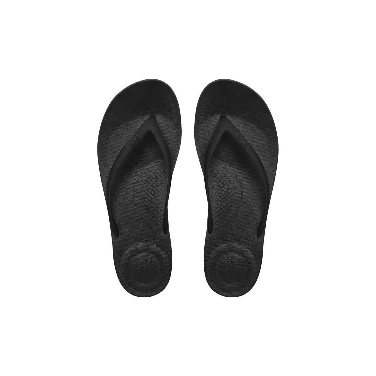 IQUSHION TM ERGONOMIC FLIPFLOP ALL BLACK CO
