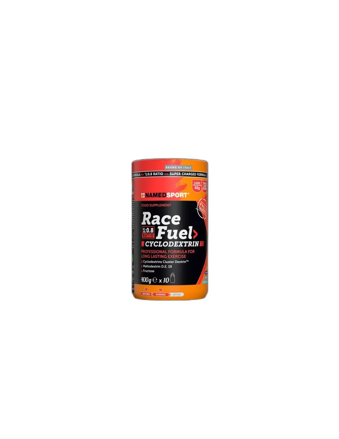 Isotónico Energetico NamedSport  Race Fuel Ciclodextrina 400 G