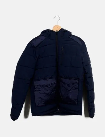 Jack & Jones Chaqueta azul marino acolchada