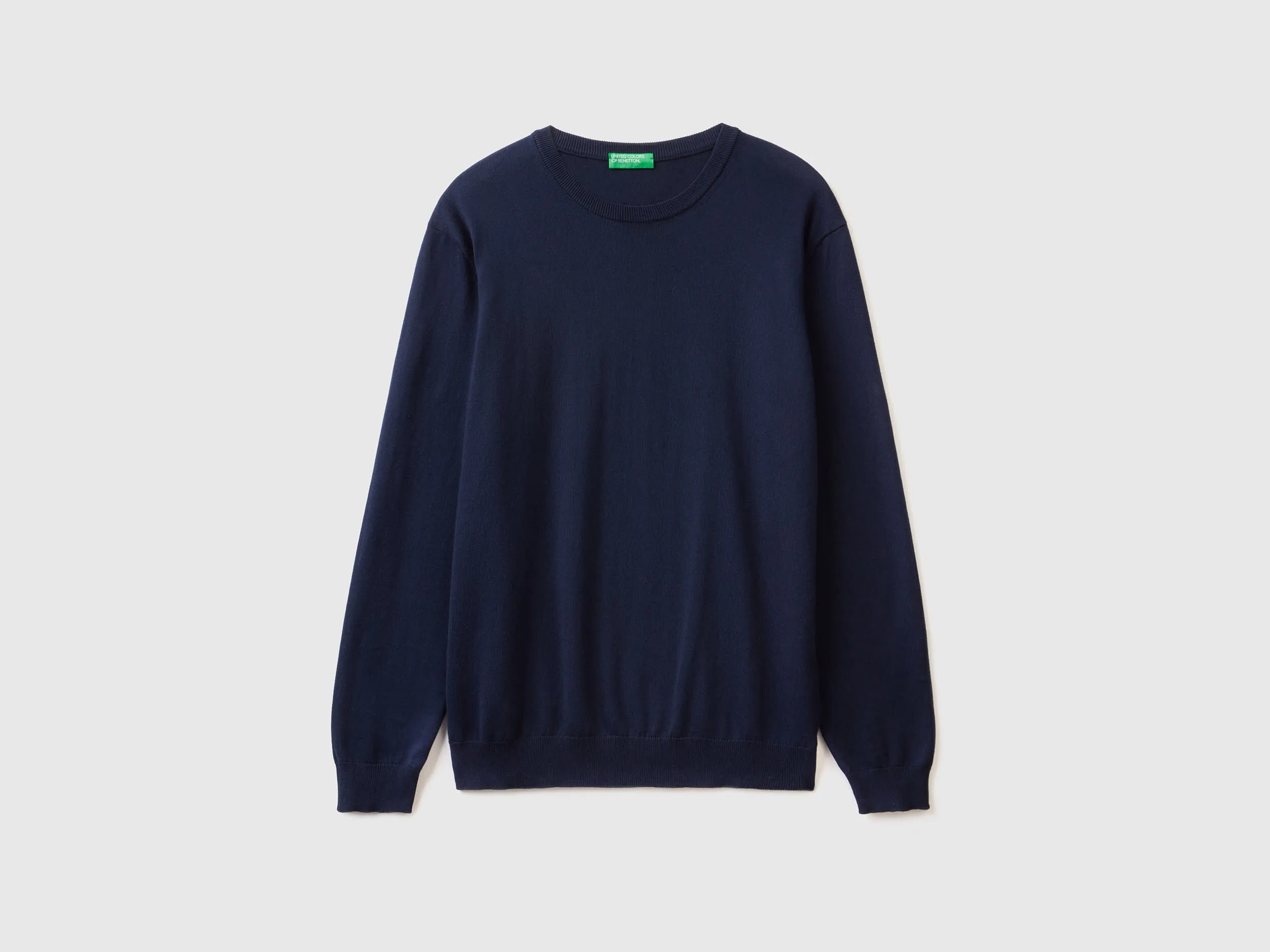 Jersey de cuello redondo de 100% algodón