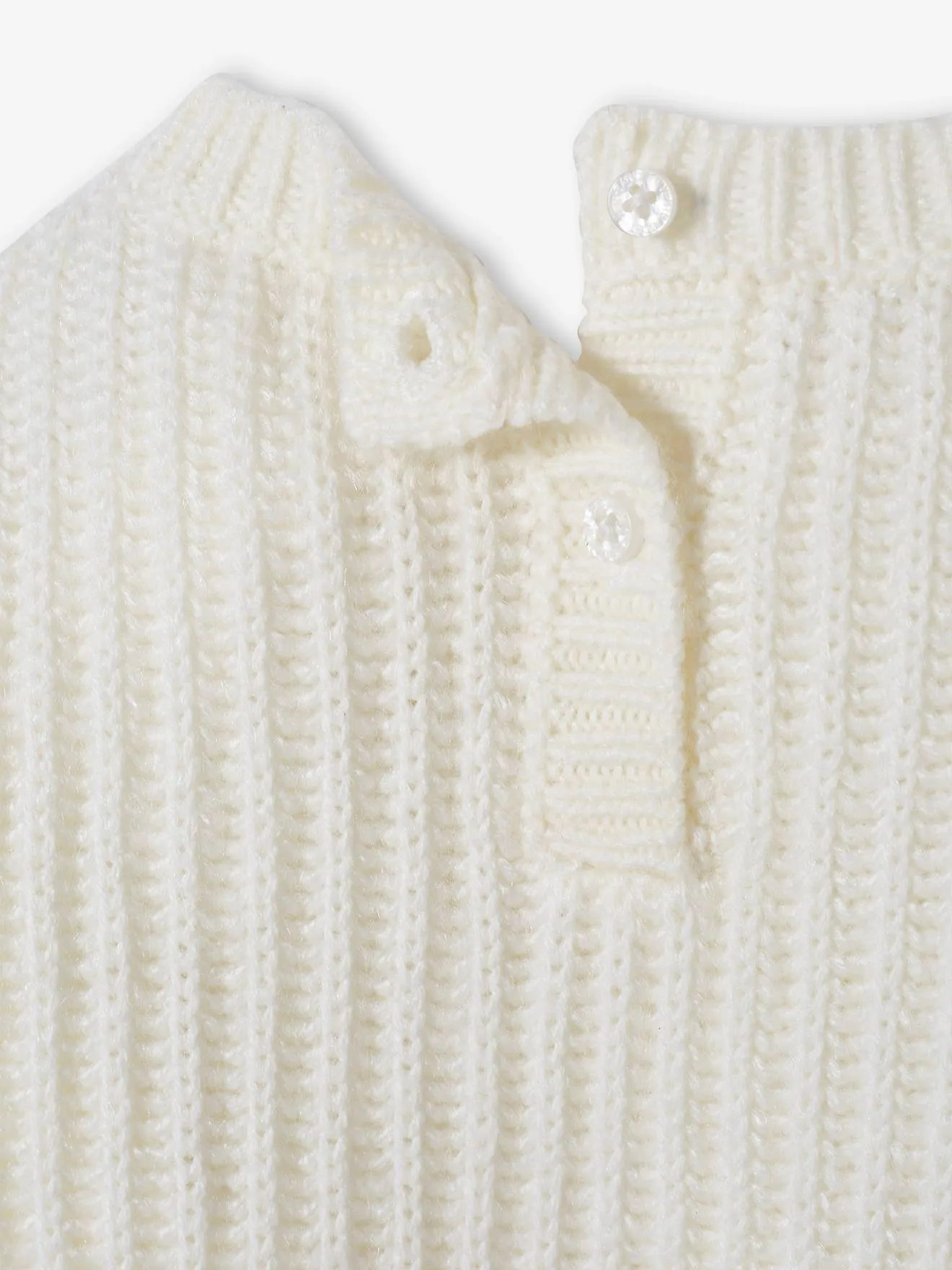 Jersey de punto con corazón dorado, para bebé