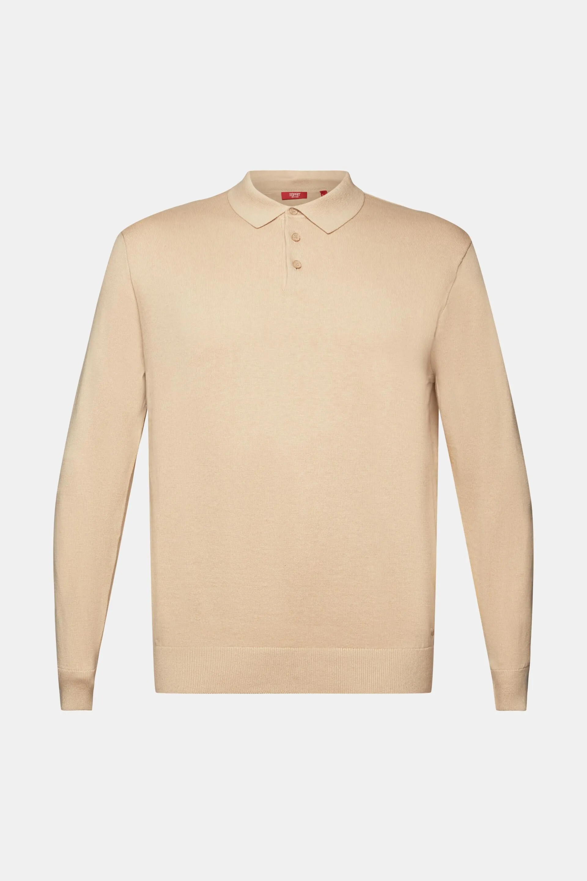 Jersey de punto con un cuello estilo polo, TENCEL™