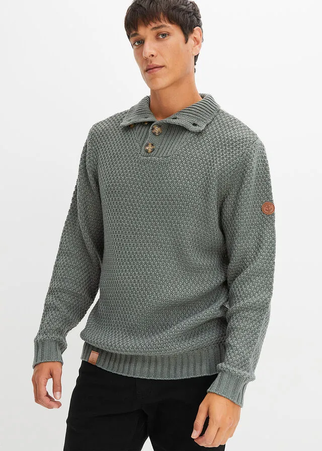 Jersey estilo troyer Verde eucalipto