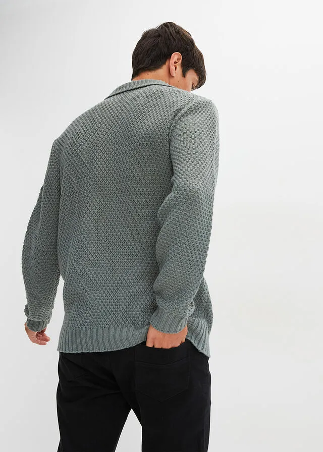 Jersey estilo troyer Verde eucalipto