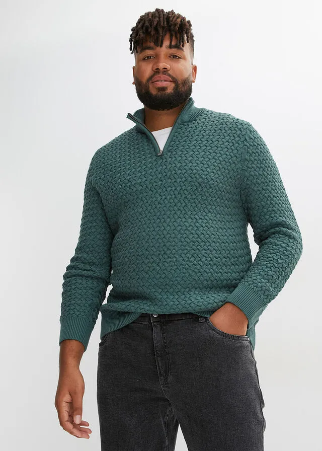 Jersey estilo troyer verde mate