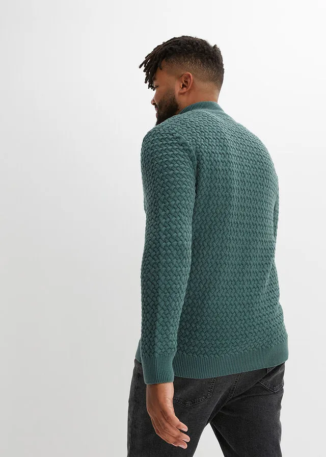 Jersey estilo troyer verde mate