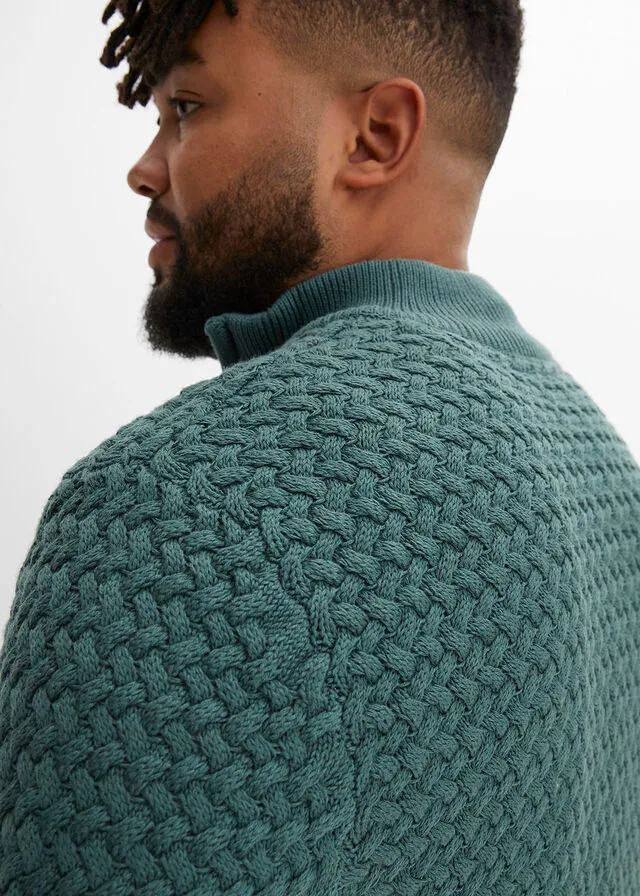 Jersey estilo troyer verde mate