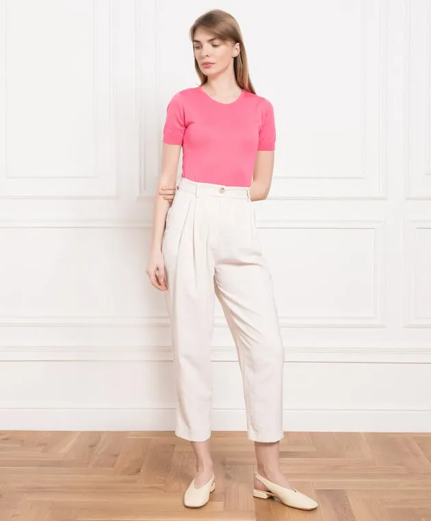 John Smedley Daniella pink jumper