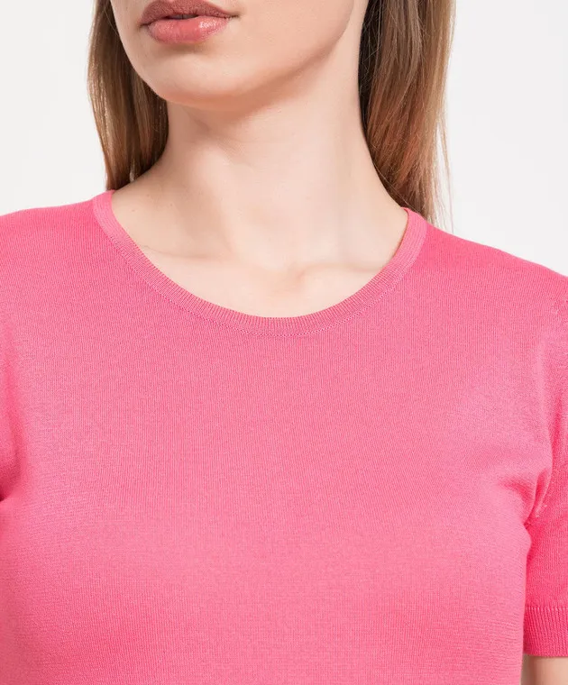 John Smedley Daniella pink jumper