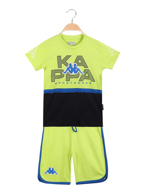 Kappa Conjunto deportivo corto para niño con camiseta + bermudas