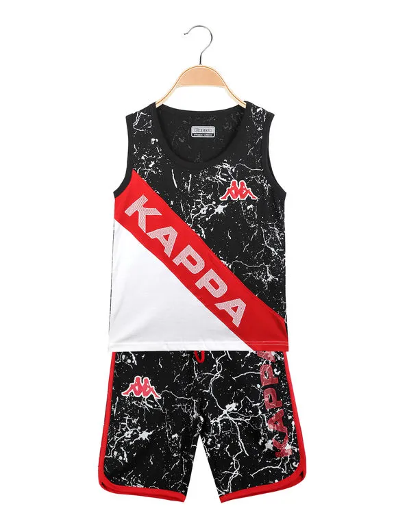Kappa Traje corto sin mangas para niño con estampado.