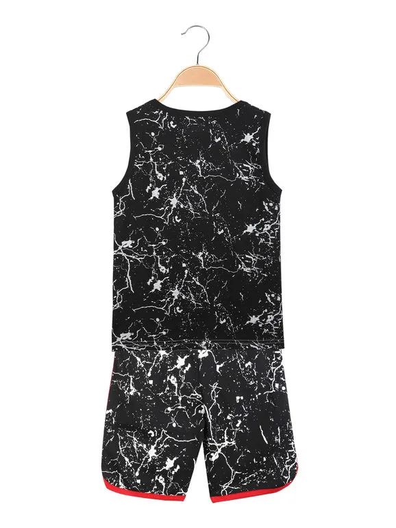 Kappa Traje corto sin mangas para niño con estampado.