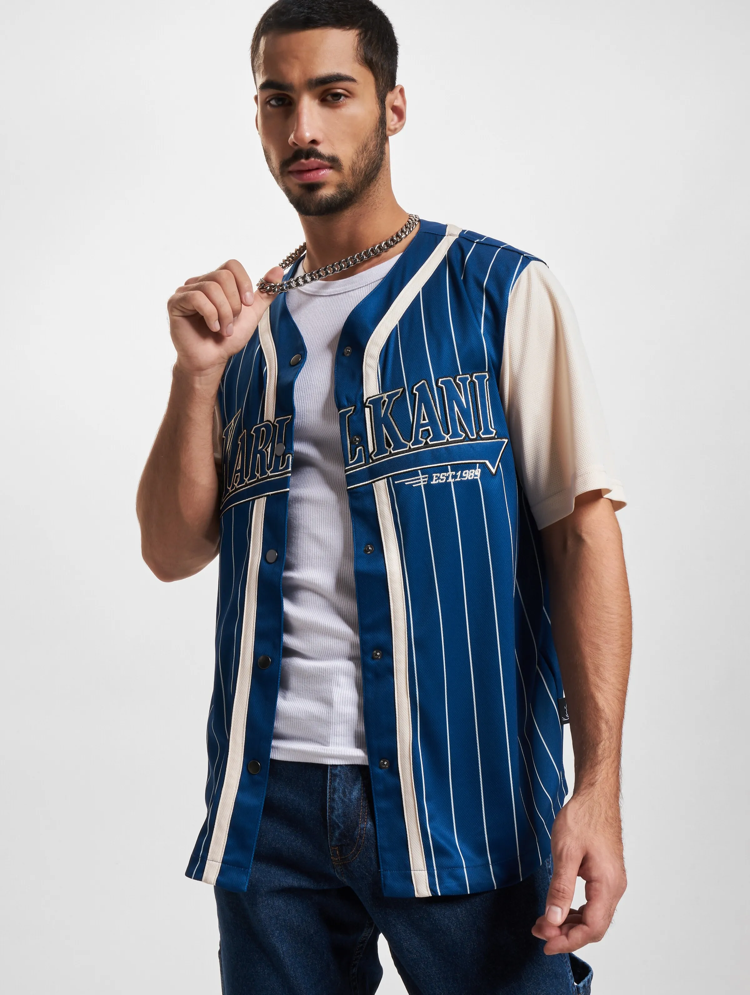 Karl Kani Trekking Block Pinstripe Baseball