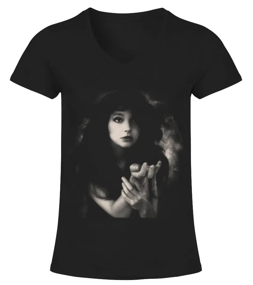 Kate Bush BK (5) Camiseta cuello pico Mujer