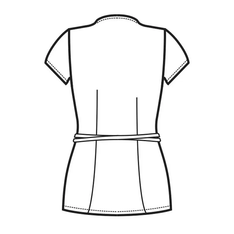 KIMONO TONGA DE MICROFIBRA NEGRO  ISACCO