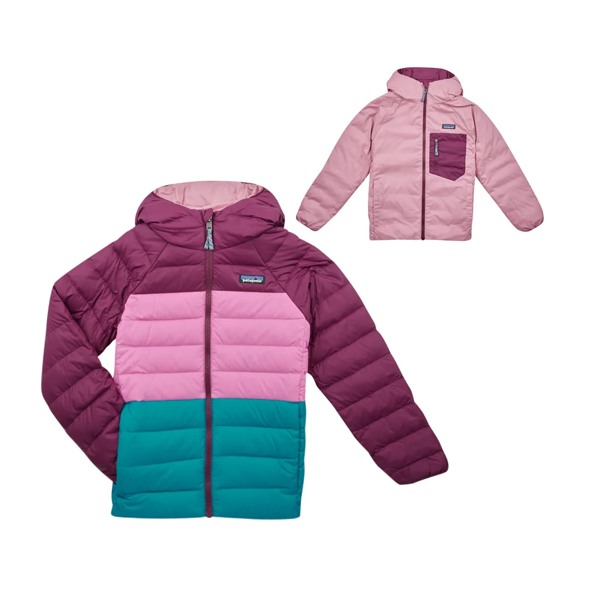 K'S REVERSIBLE DOWN SWEATER HOODY