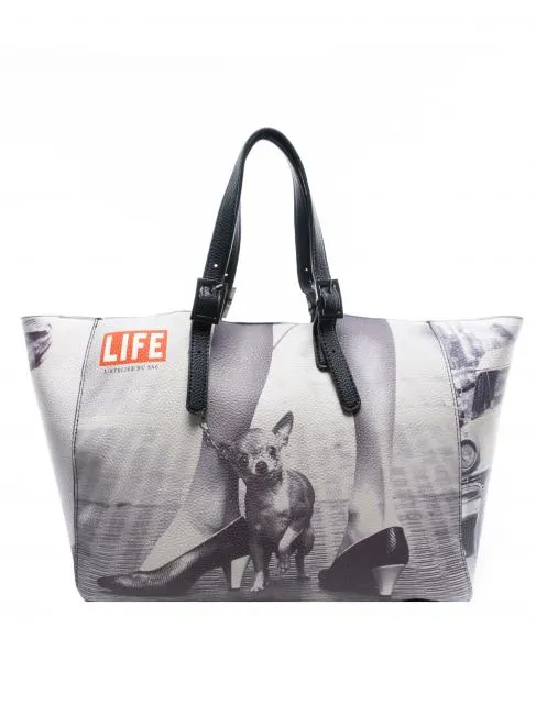 L'ATELIER DU SAC LIFE PETITE NICOLE Bolsa de la compra con bolso de mano