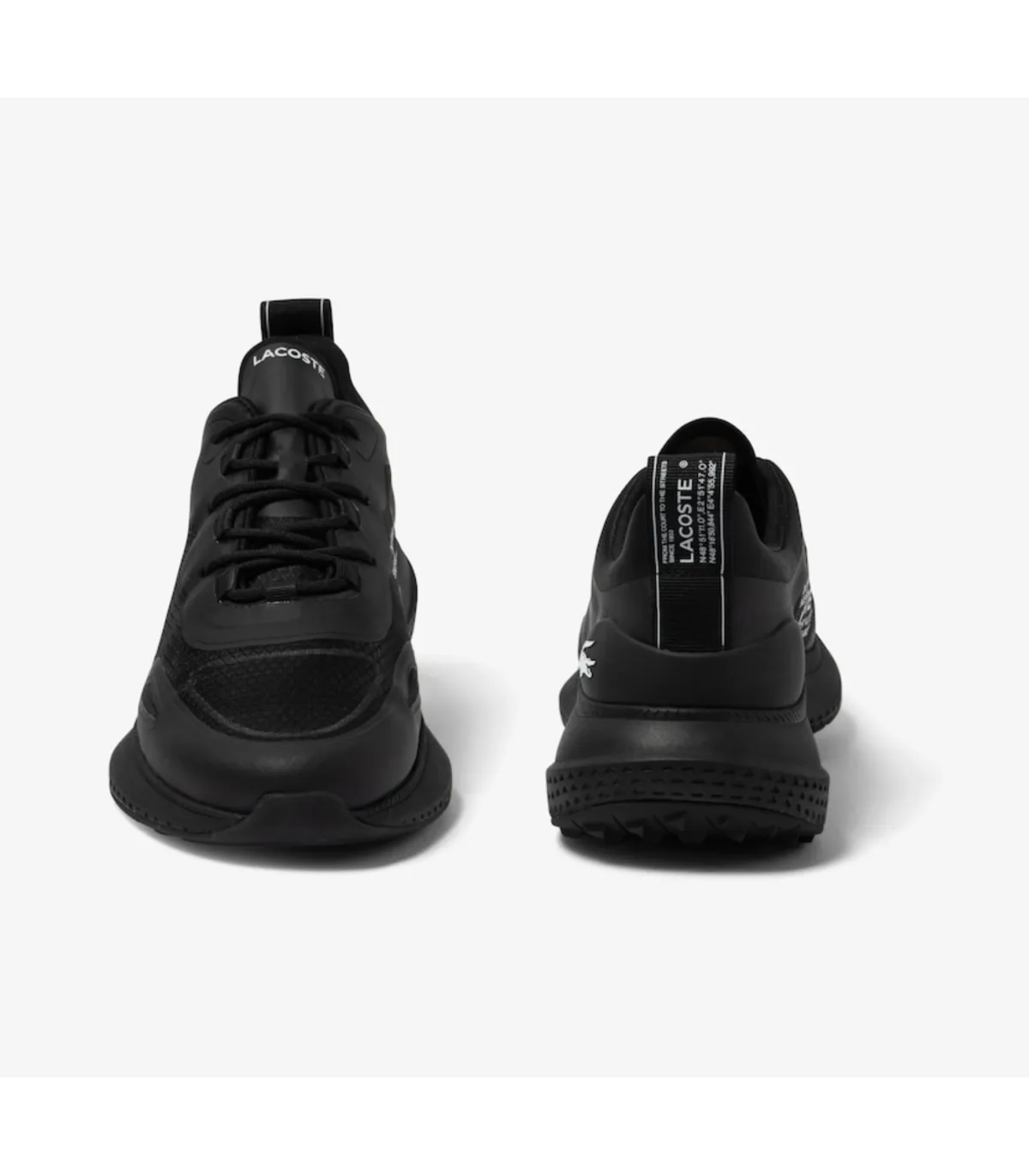 LACOSTE  ZAPATILLAS PARA HOMBRE NEGRAS  ACTIVE 4851 TELA