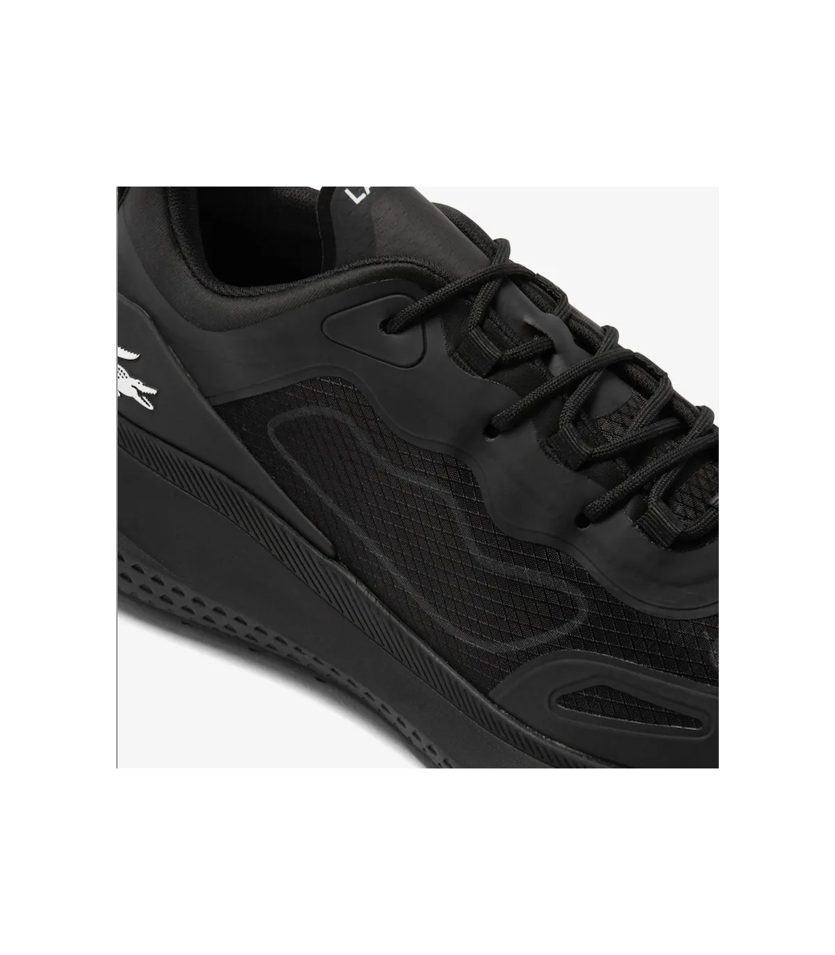 LACOSTE  ZAPATILLAS PARA HOMBRE NEGRAS  ACTIVE 4851 TELA