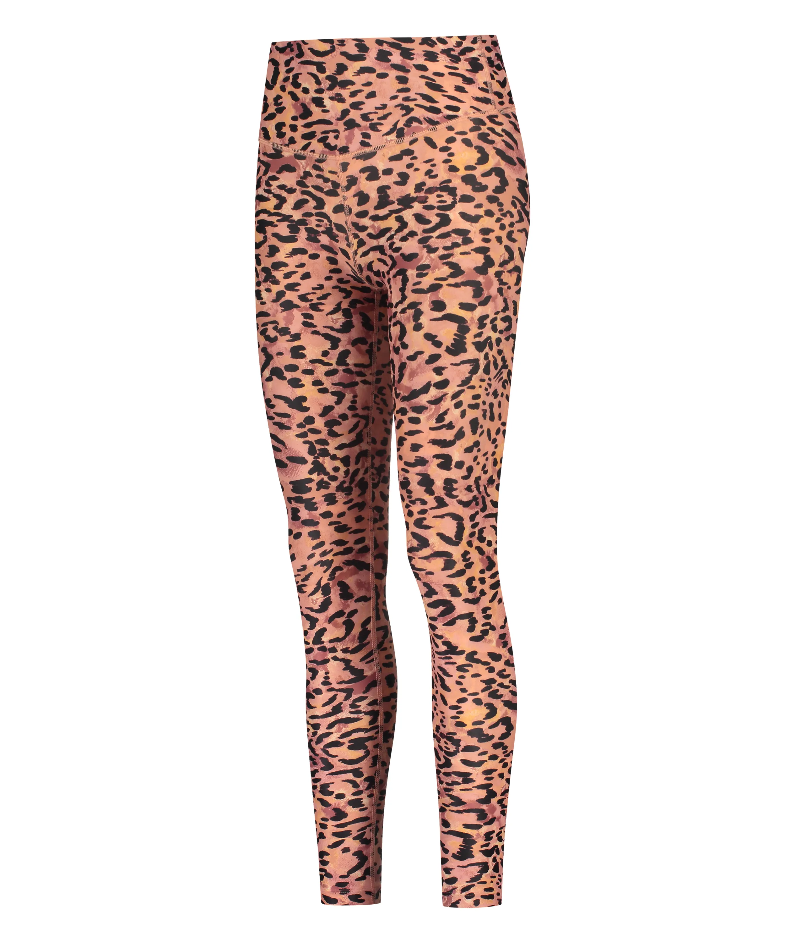 LEGGINGS DEPORTIVOS CON ESTAMPADO DE Y CINTURA ALTA HKMX  ROSA