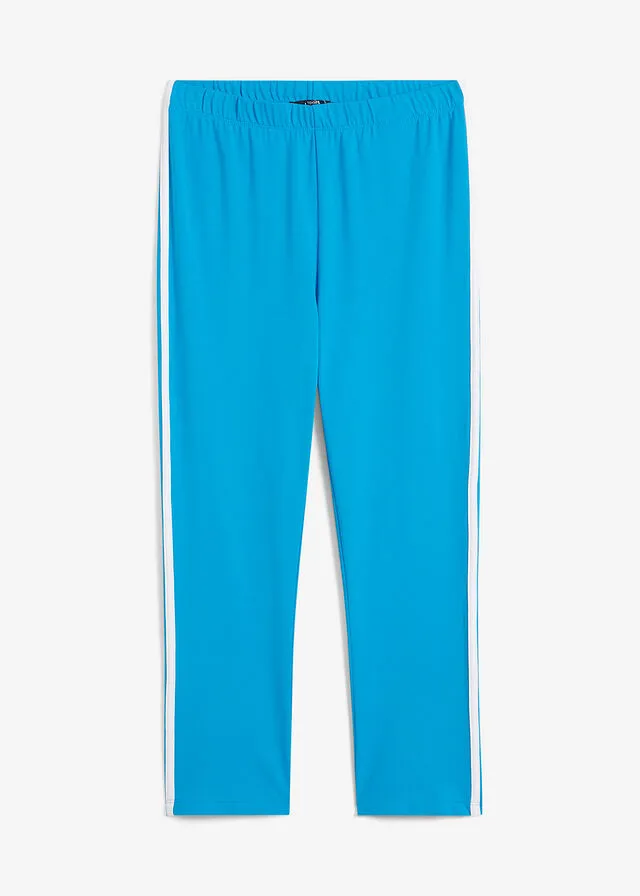 Leggings deportivos de largo 3/4 Azul pacífico