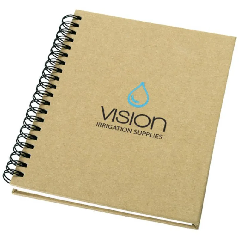 Libreta espiral de papel reciclado Mendel