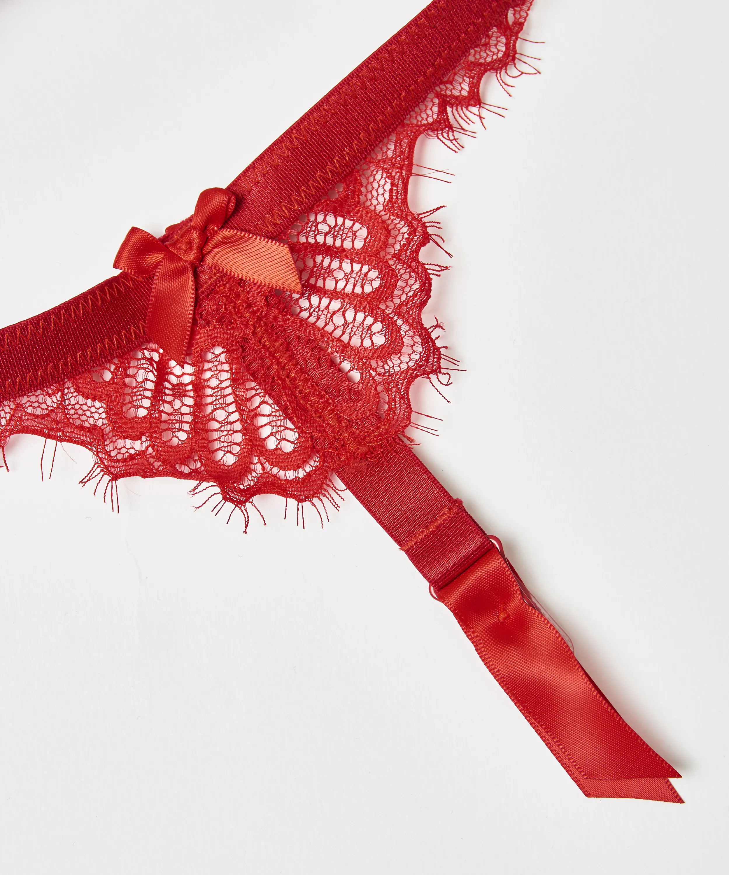 LIGAS CON TIRANTES  ROJO