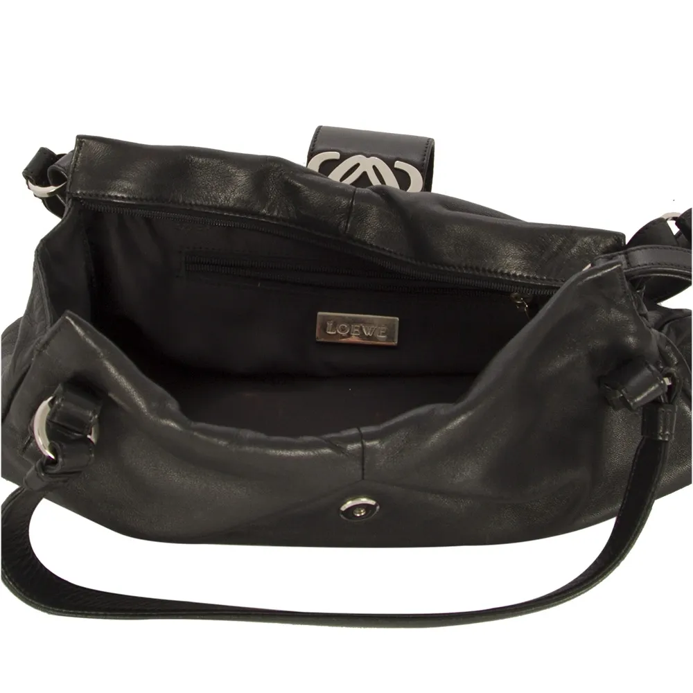 Loewe Bolso de Hombro Negro