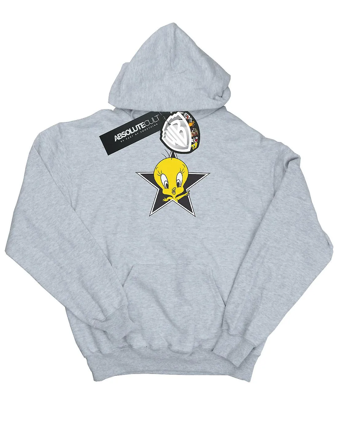 Looney Tunes niños Tweety Pie estrellas sudadera con capucha