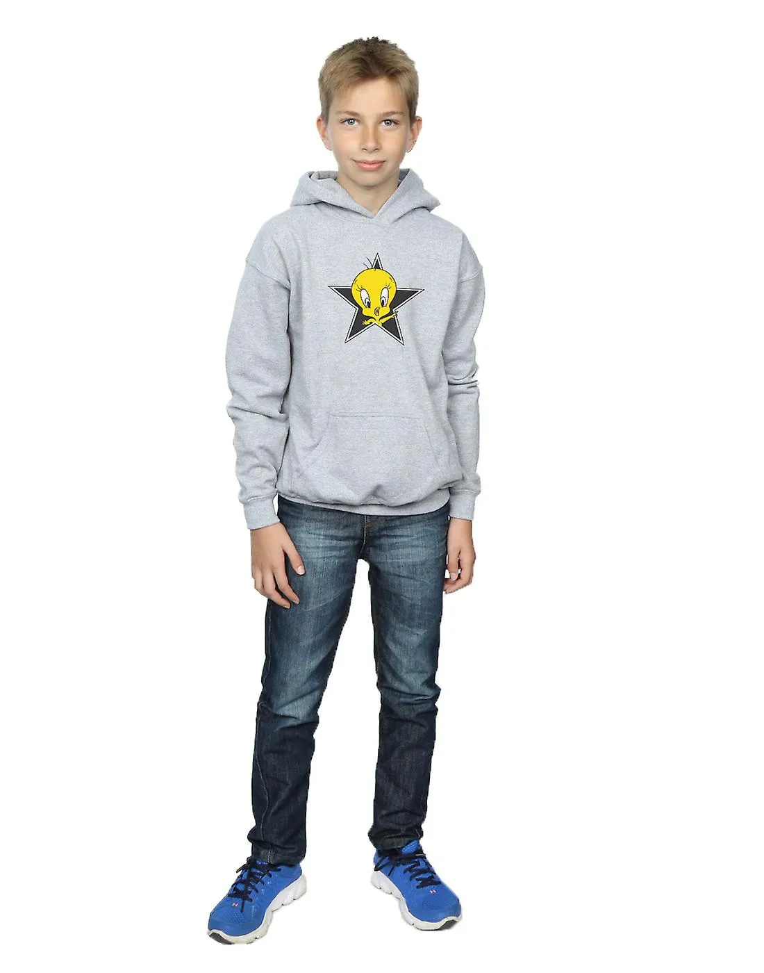 Looney Tunes niños Tweety Pie estrellas sudadera con capucha