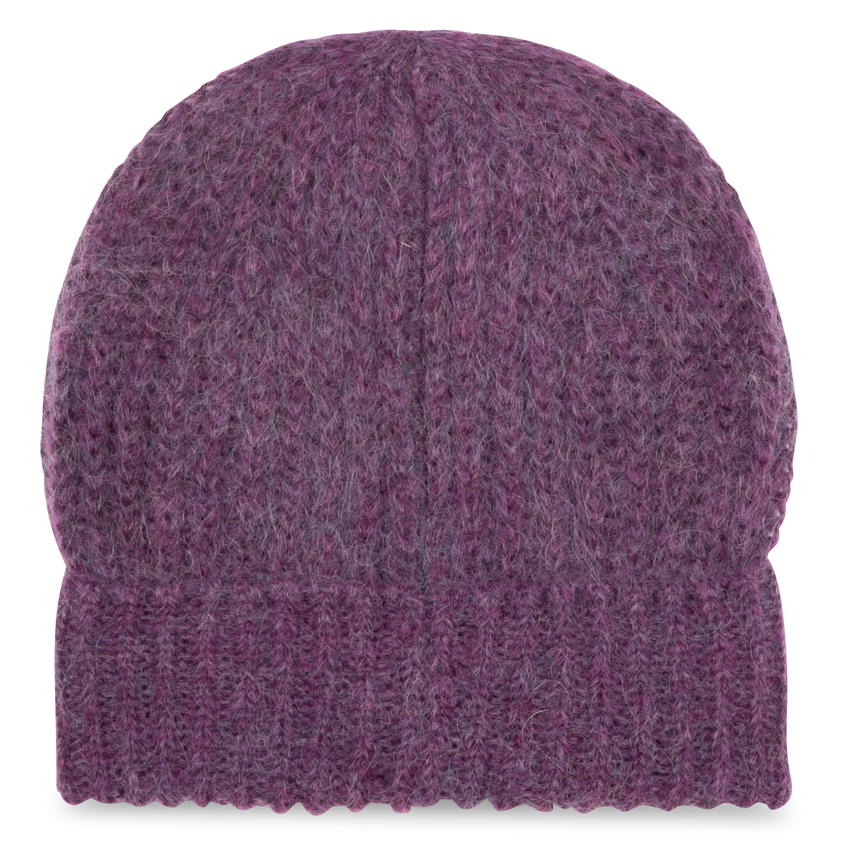 LOUISE MISHA ABI  GORRO CON DOBLADILLO DE MEZCLA DE LANA EN VIOLETA