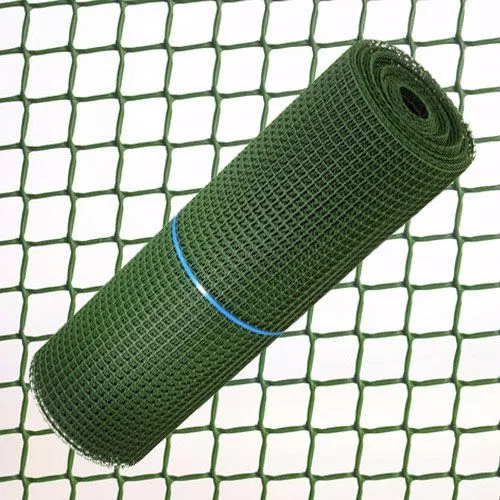 MALLA CUADRADA PLASTICO 2 x 1 mt verde