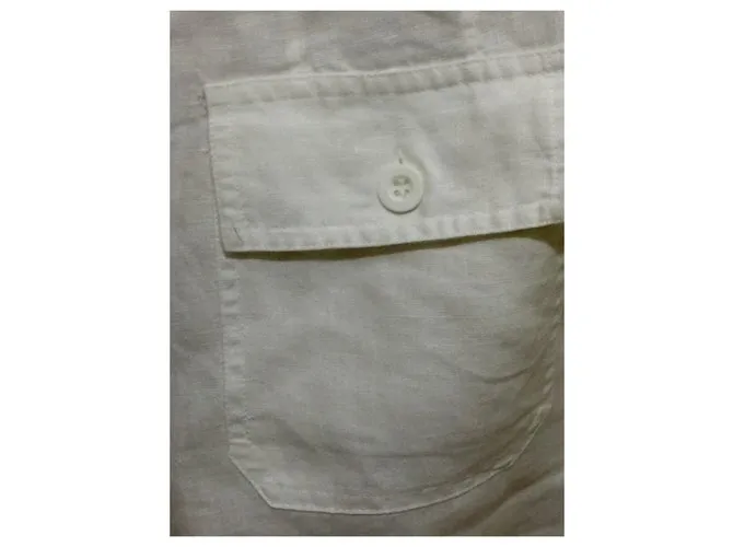 Melissa Odabash Pantalones de lino Blanco 