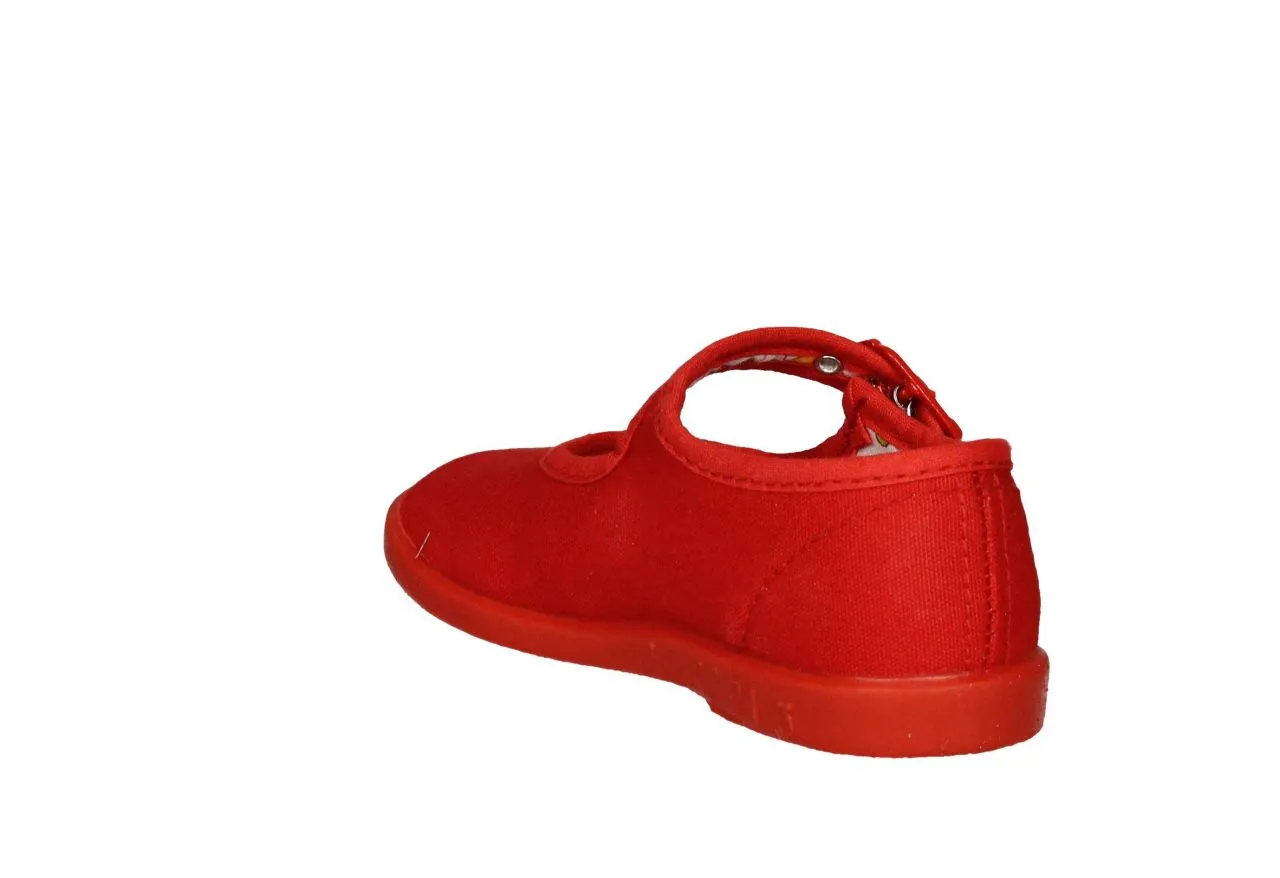 Mercedes Lona Rojo Hebilla