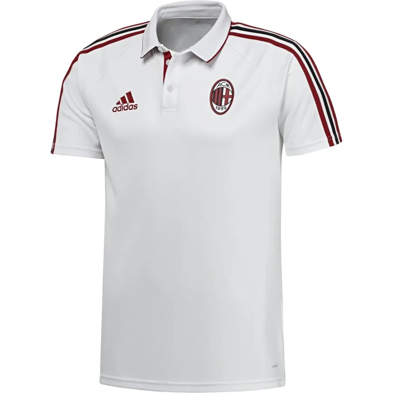 Milán polo representación blanco 2017/18 Adidas
