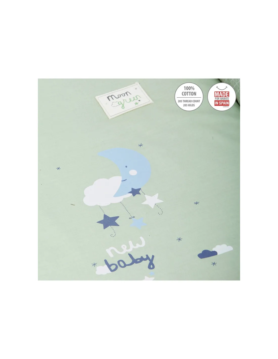 Minicuna tijera Be Moon verde de Cambrass