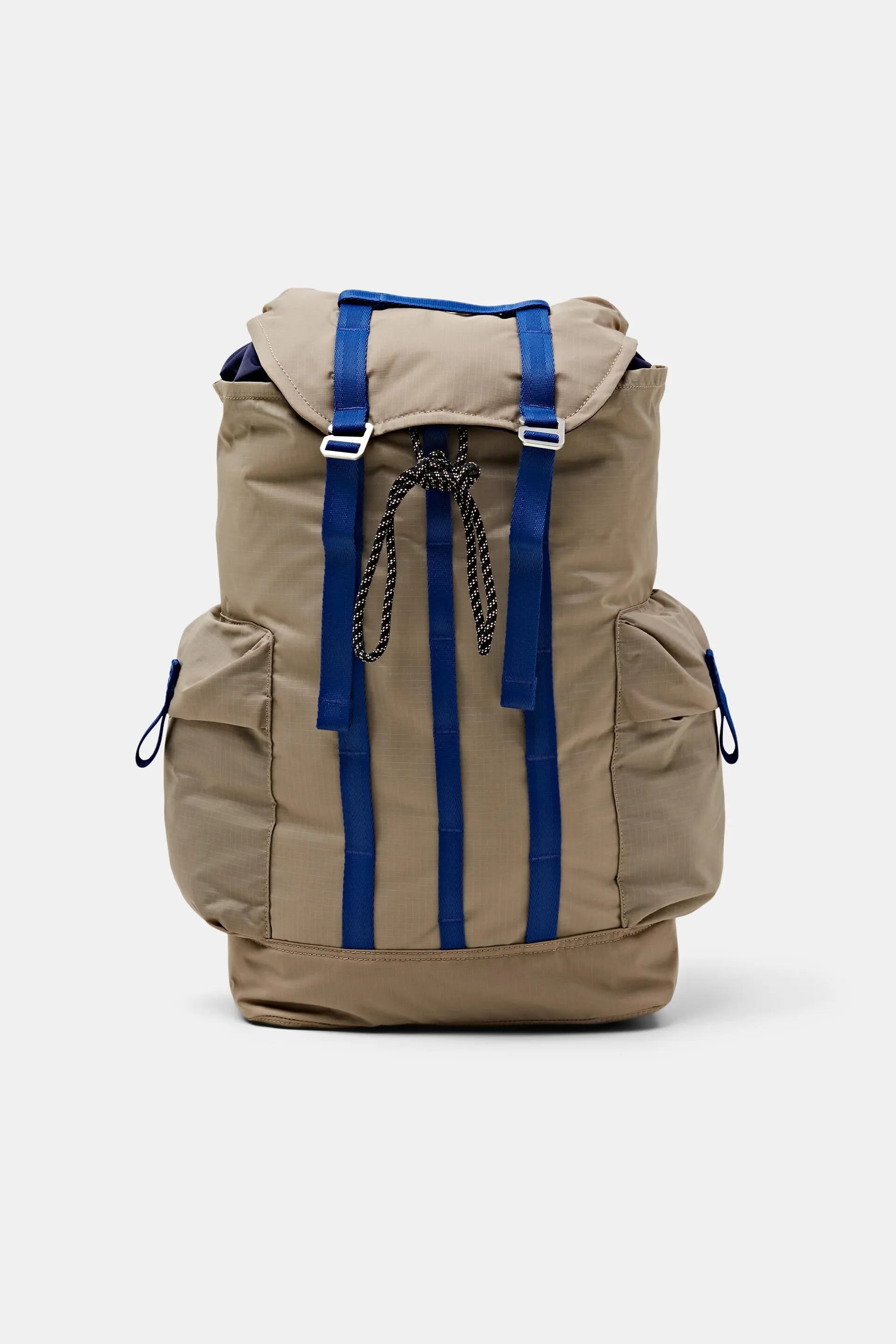 Mochila bicolor de tejido ripstop