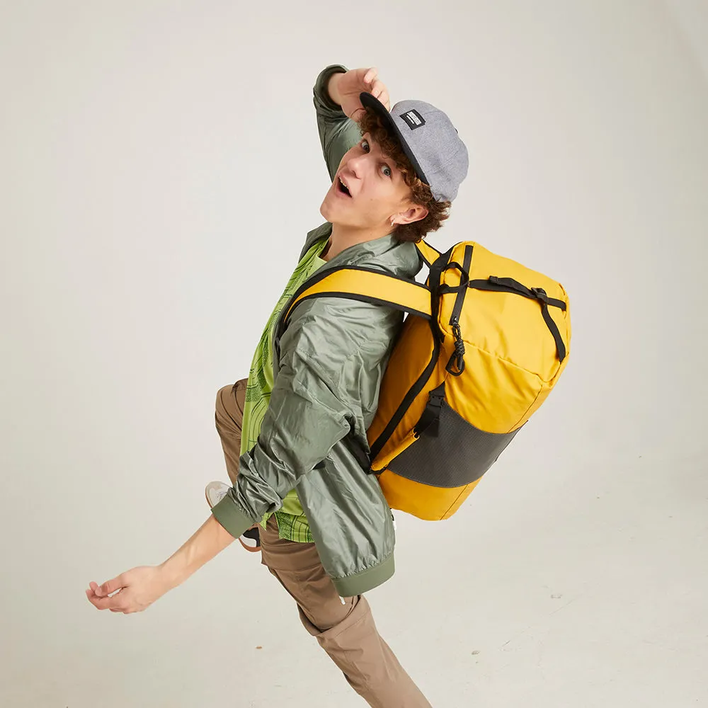 Mochila convertible para hombre Mountain amarilla L